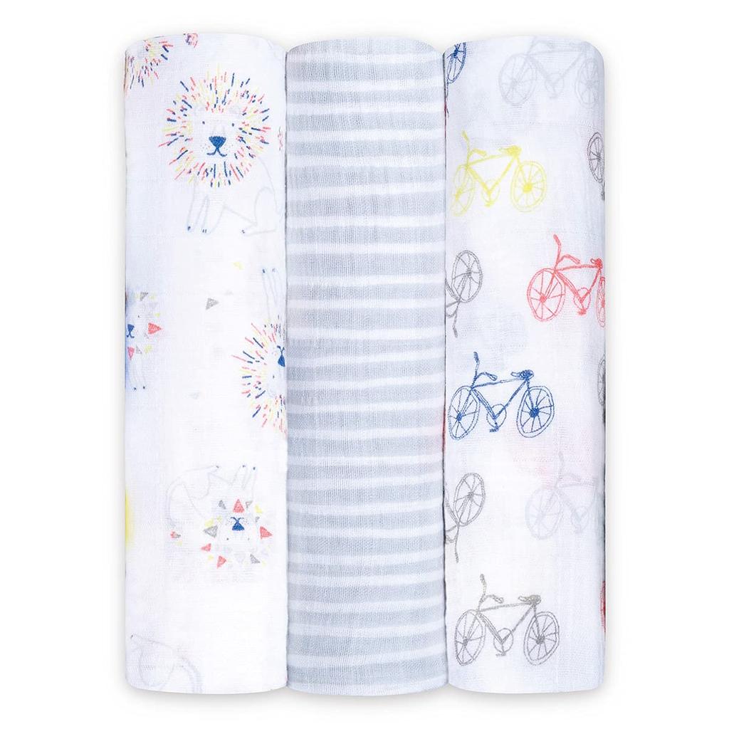 Aden Anais Japanese Baby Gift Newborn Gift Set Leader of the Pack ANGC10003 + (Authentic Product)