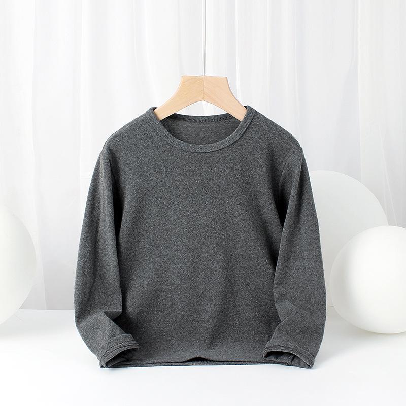 Kids' Spring & Autumn Korean-Style Cotton Long-Sleeve T-Shirts