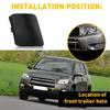 2 X Front Left Bumper & Right Hook Cover Cap Tow Fit Toyota RAV4 2006-2008