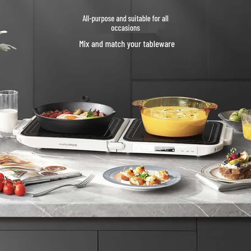 Складной многофункциональный гриль и хот-пот Morphy Richards (MR9188) Китайская вилка (адаптер в комплекте)