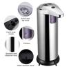 Stainless Steel Smart Induction Soap Dispenser Intelligent Liquid Soaps Container  Kitchen Use