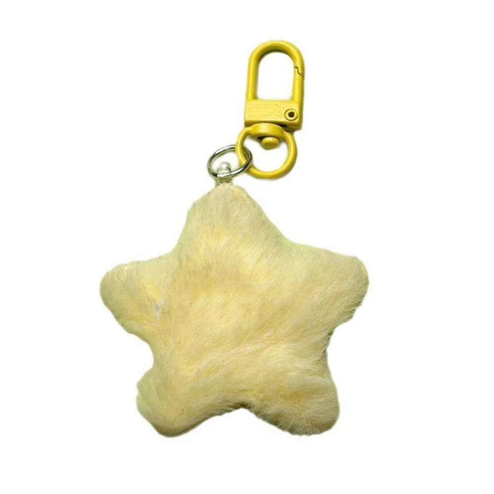 Pom Pom Starfish Multicolour Star Key Ring Pentagram Stars Backpack Pendant  Wedding Gifts