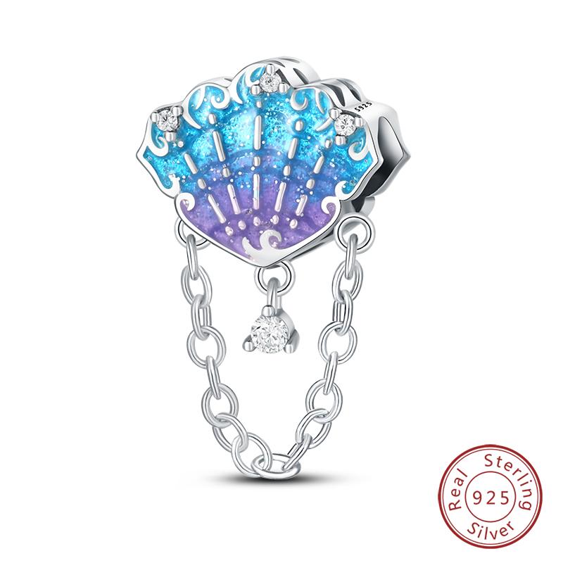 100% Медь Бабочка Фея Мечта Океан Ракушка Жемчужина Русалка Морская Черепаха Подсолнух Шармы Бусины Подходят для Браслетов Qikaola