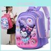 Kuromi Melody Cinnamoroll Captain America Backpack With Wearresistant Nylon And Breathable Back System For School Kids