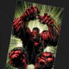 Marvel Unisex Adult Red Hulk Attack T-Shirt