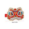 Embroidery Children Red Hairpin Lion Dance Ancient Style Hairpin Sweet Hanfu Hair Sticks  Baby