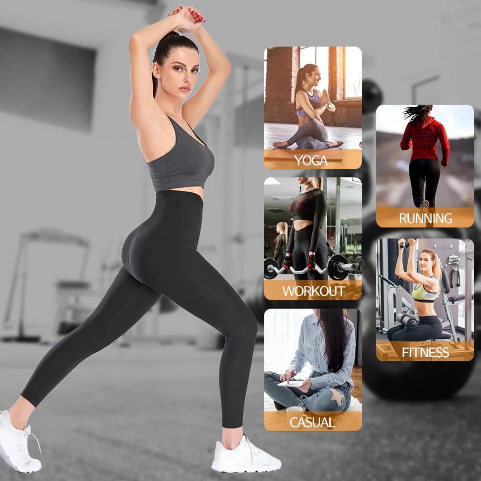Спортивные штаны для сауны, женские утягивающие термоштаны, брюки для похудения, леггинсы для тренировок, компрессионное корректирующее белье для живота