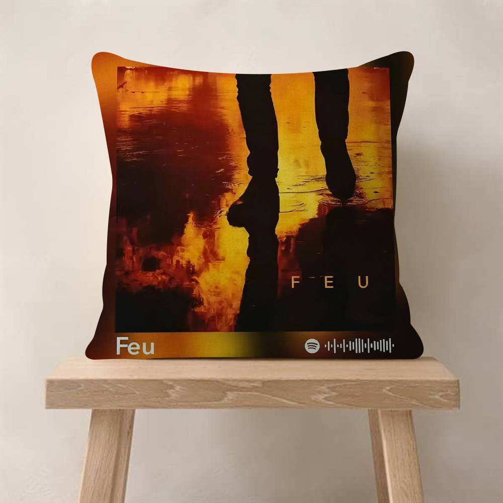 French Rap Pop Music Album Cushion Cover Decorative Pillow Sofa Home Decor Case Pillow Cases