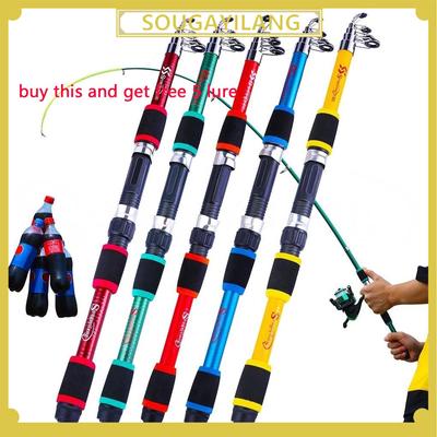 Корбон. Легкое, прочное и компактное телескопические удилище /без катушки/ для успешной рыбалки