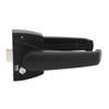 Bathroom Restroom Privacy Lock Entry Lever Lock Aluminum Alloy Matte Black for RV Boat Ship