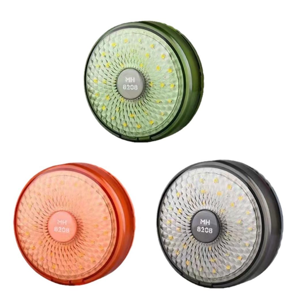 Multifunctional LED Camping String Light USB Charging Outdoor Long Battery Life Colorful Tent Ambient Light Tape Measure Storage Camping