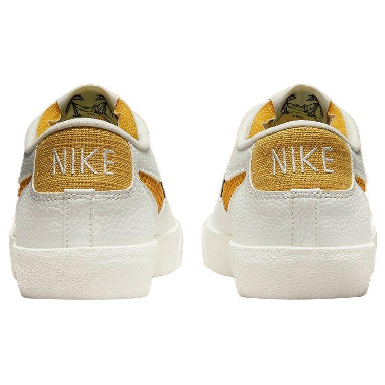 Nike Blazer Low 77 SE Next Nature Sun Club - Парус Мужские кроссовки Белый Черный Ярко-Зеленый DM0210-100