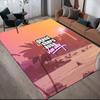Grand Theft Auto2 Flannel Pattern Square Carpet,Area Rug,Carpet Rug for Living Room Bedroom Sofa Playroom Decor,Non-slip Floor Mat