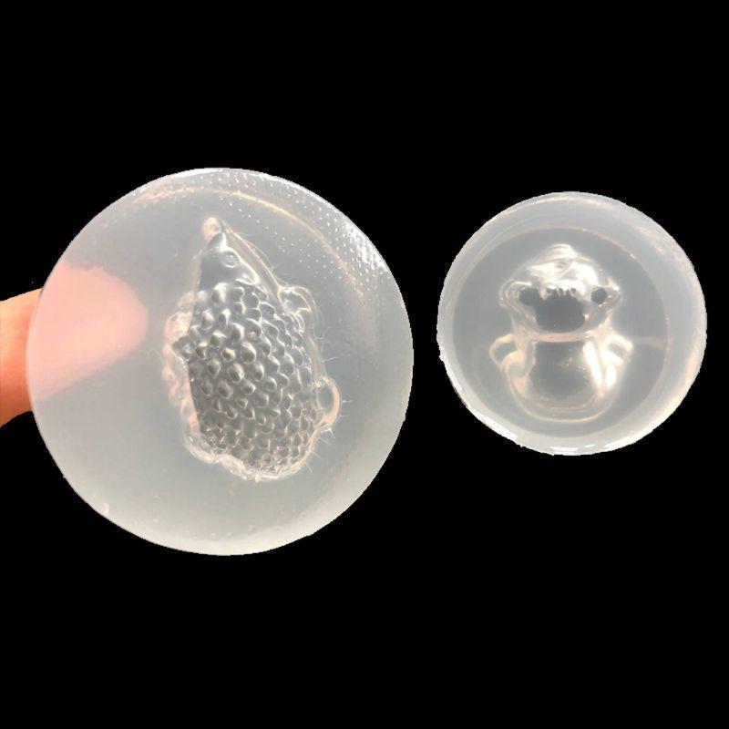 Форма для DIY-украшений Подходит для ювелирных изделий Силиконовые формы для смолы Включая Ежика Собаку Поделки Форма для подвесок Изготовление ювелирных изделий