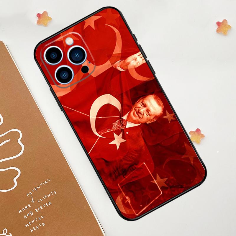 Турция Реджеп Тайип Эрдоган Чехол для телефона для iPhone 17 Pro Max 11 14 15 16 Pro Max 12 13 mini 16 Plus 16e 17 Air Funda