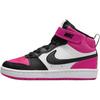 Court Borough Mid 2 PSV Fierce Pink Kids Sneakers White Black HV0935-100