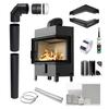 KRATKI LUCY Right 14 kW Ø200 Fireplace Insert Installation Kit