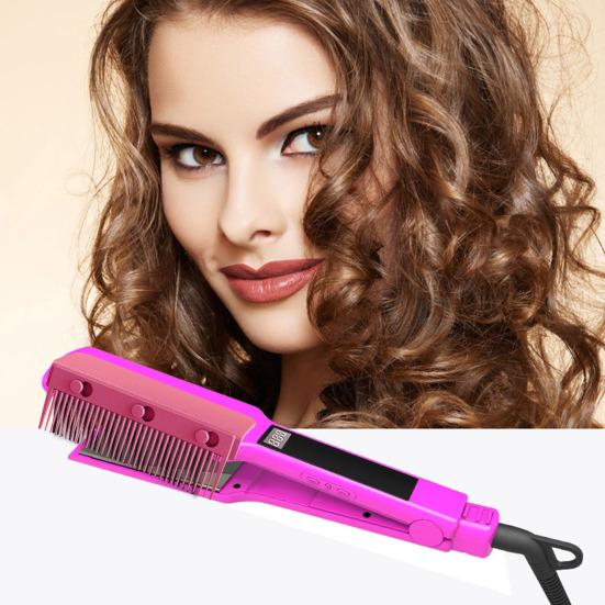 2 шт., расческа-выпрямитель для волос, утюг, аксессуары для выпрямления волос, профессиональная домашняя щетка для волос для женщин и девочек, инструмент для укладки волос
