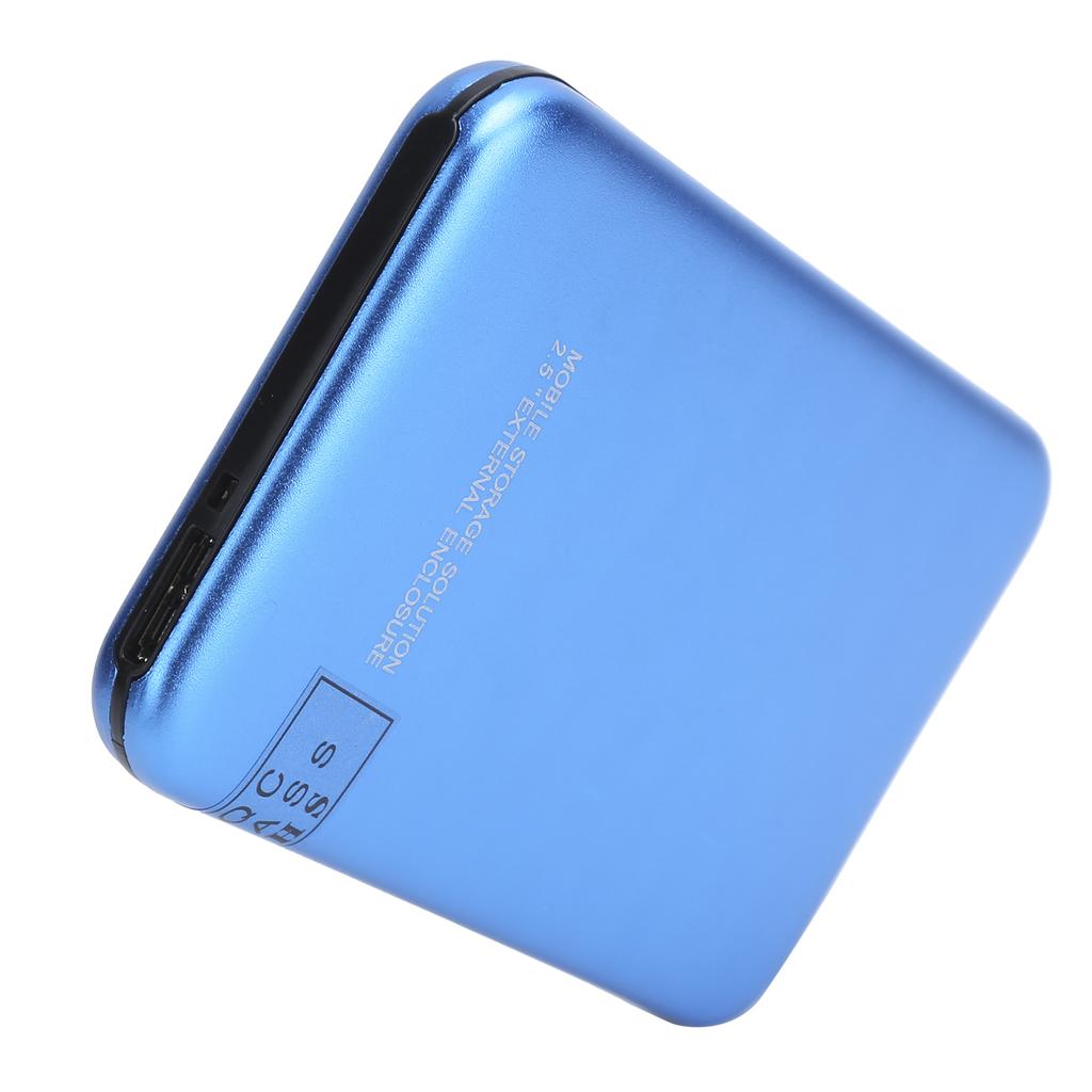 2,5-дюймовый мобильный внешний жесткий диск USB3.0 портативный жесткий диск синий с адаптерным кабелем для настольного компьютера