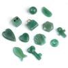1Pc Bohemian Style Green Aventurine Pendants, Natural Semi-precious Stone Pendant Charms for DIY Women Men Necklace Accessories, Making Jewelry Gifts
