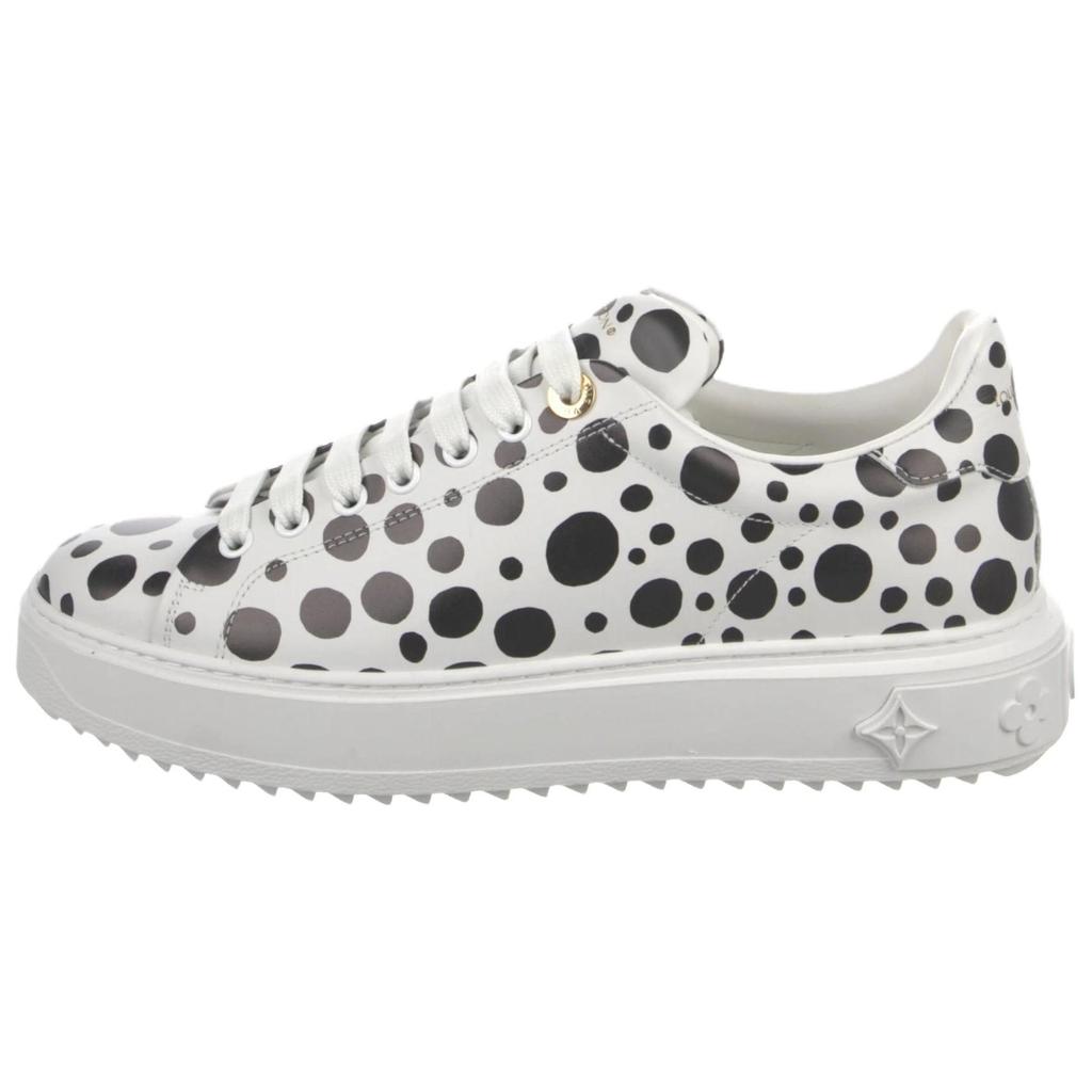 Louis Vuitton Кроссовки X Yayoi Kusama 'Белые с черными точками' Женские 1AB9VA