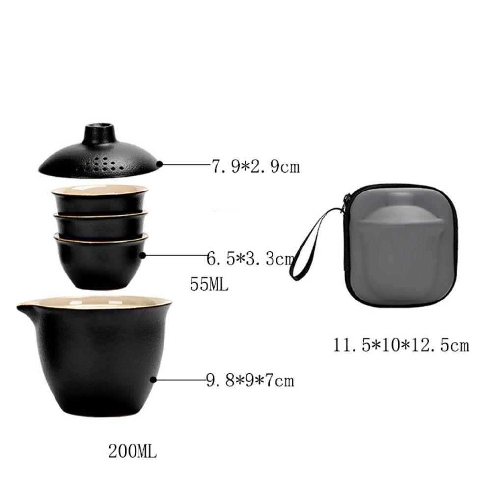 Инструмент для приготовления чая Набор для чая Кунг-фу Керамический набор чайников Чайная посуда Дорожный чайный набор Бизнес-подарок