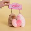 Adorable Capybara Plush Keychain Soft Short Plush Cute Gift For Friends And Couples