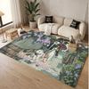 Custom Name Crystal Velvet Rug,Spy × Family Comfortable Anti Slip Floor Mat For Room Decoration