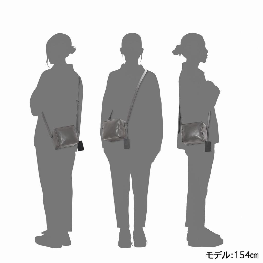 КОМПАНИЯ ПО ИЗДЕЛИЯМ ИЗ КОЖИ Сумка на плечо Cube, Итальянская кожа, MINIMAL LMM-1101 (Серый)