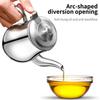 Stainless Steel Oil Pot Filter with Strainer Pan Container Olive Filtering Storage Holders Gravy