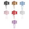 Wide Lace Corset Waist Belt Flower Embroidery PU Leather Waistband Strap DIY Decorative Slimming Body Belts