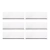 MAGICLULU 6-Piece Magnetic Commodity Dividers for Shelves, Kitchen Dividers, Supermarket Merchandise Dividers, Magnetic Shelf Dividers, PVC, White