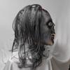 Halloween horror mask, new wig, zombie headgear, latex zombie mask, headgear, escape room prank prop