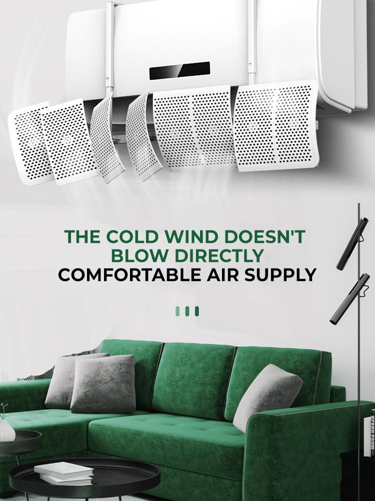 Универсальная крышка-дефлектор для кондиционера, настенный дефлектор, защита от прямого потока воздуха для выходного отверстия кондиционера