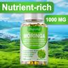 Moringa Leaf Powder 1000mg Capsules - Green Superfood, Antioxidant Support, Daily Wellness