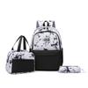 Schoolbag 1011 New Student School Bag Traditional Style Ink Casual Backpack Campus Large Capacity Color-Blocking Large Capacity Backpack