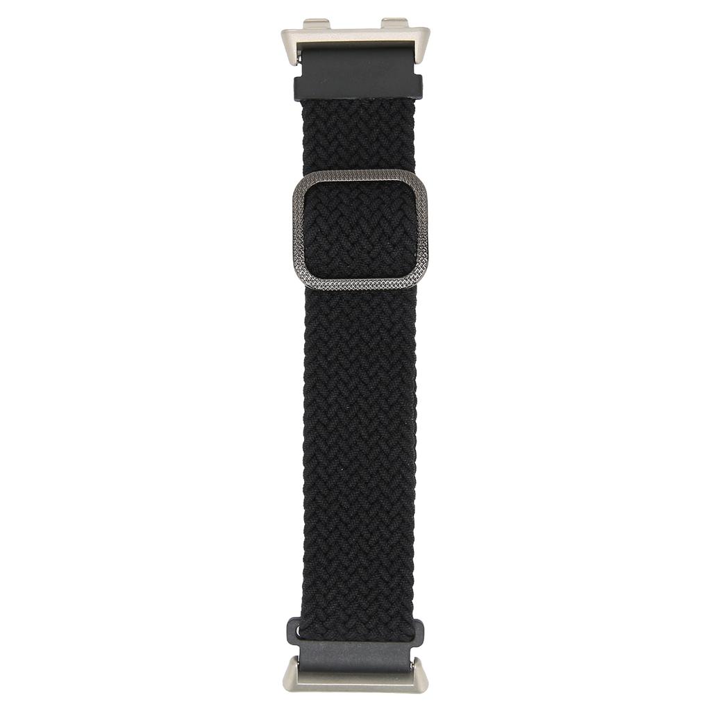 Adjustable Smartwatch Strap for Oppo Watch 2 46mm Knitting Elastic Loop Watchband ReplacementBlack