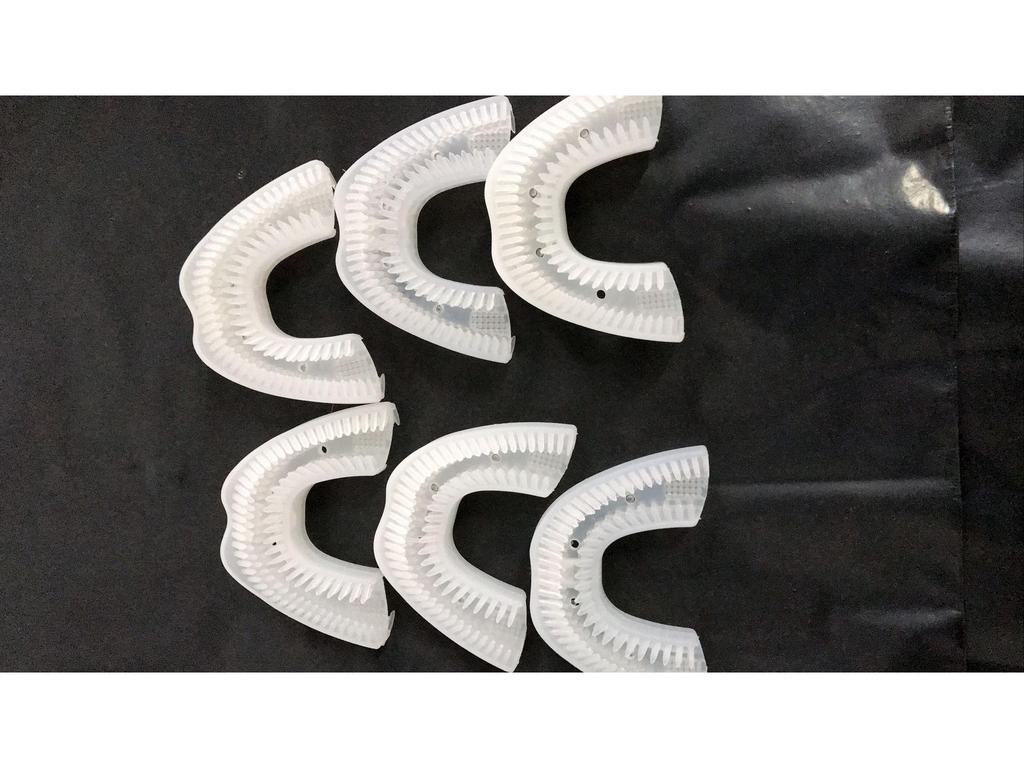 Rechargeable Ultrasonic U-shaped Whitening Toothbrush for Lazy People