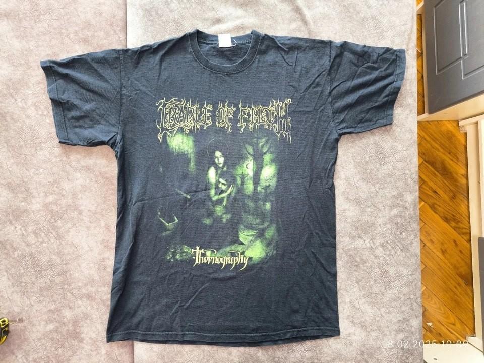 Винтажная футболка Cradle of Filth Tyranny, ранние 2000-е, унисекс