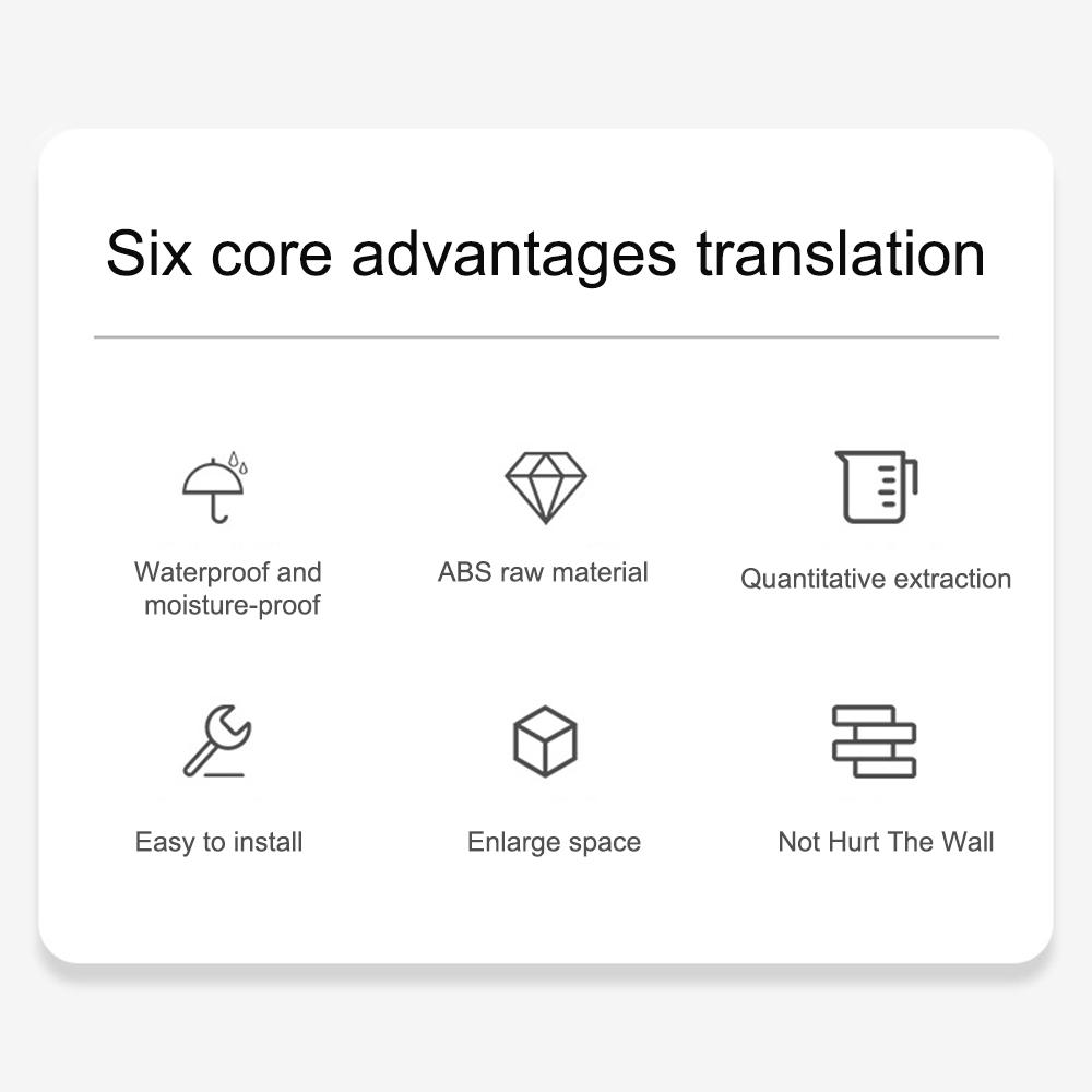 Дозатор шампуня для душа, 3-камерный настенный дозатор мыла 3x300 мл без дрели, дозатор мыла для душа
