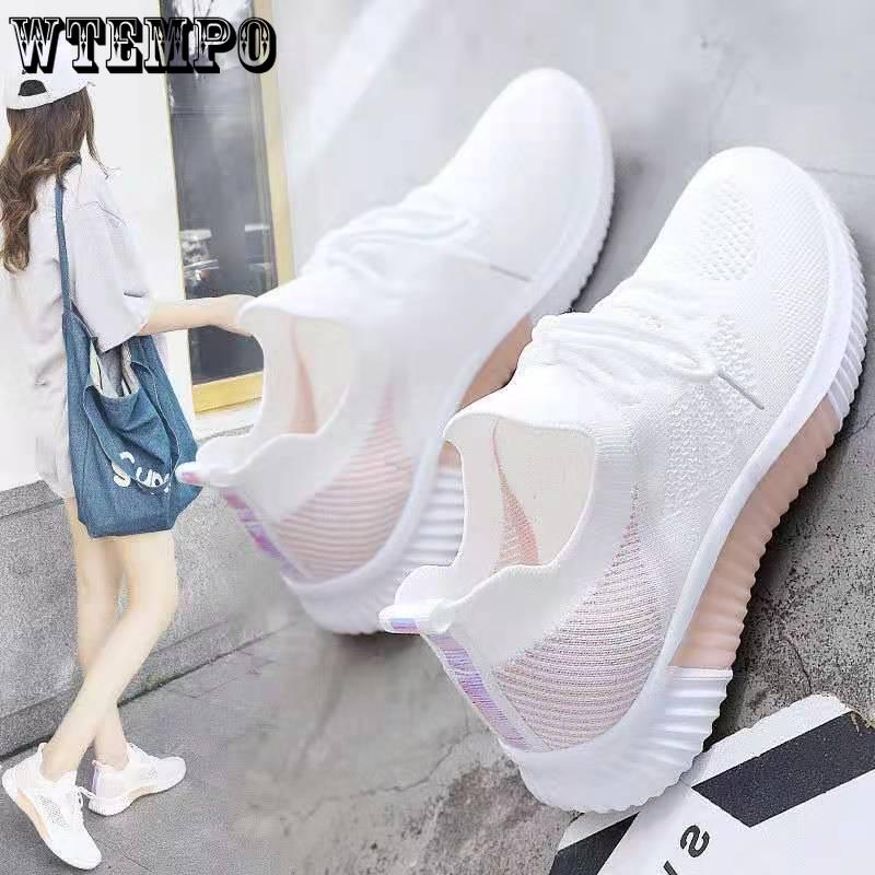 Женская обувь Корейская версия обуви для спорта и отдыха с сетчатой дышащей обувью