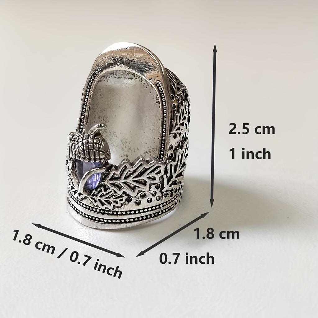 Thimbles for Hand Sewing Quilting, Sewing Thimble, Open Nail Acorn Finger Protector Finger Shield Ring, Sewing Quilting Accessories DIY Sewing Tools