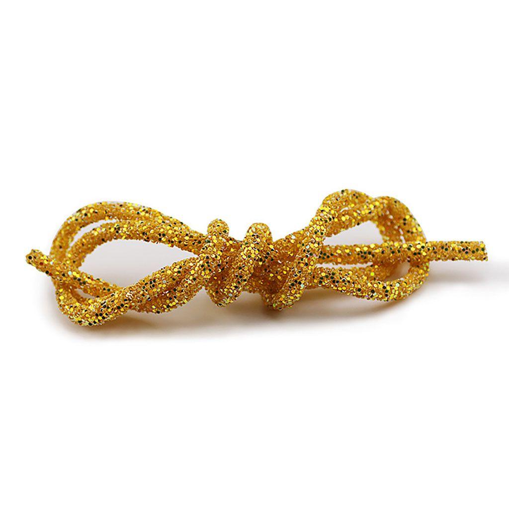 Shiny Garment Material Soft Colorful Glitter Rope Strings Hat Decor Resin Sequin Rope Sandal DIY