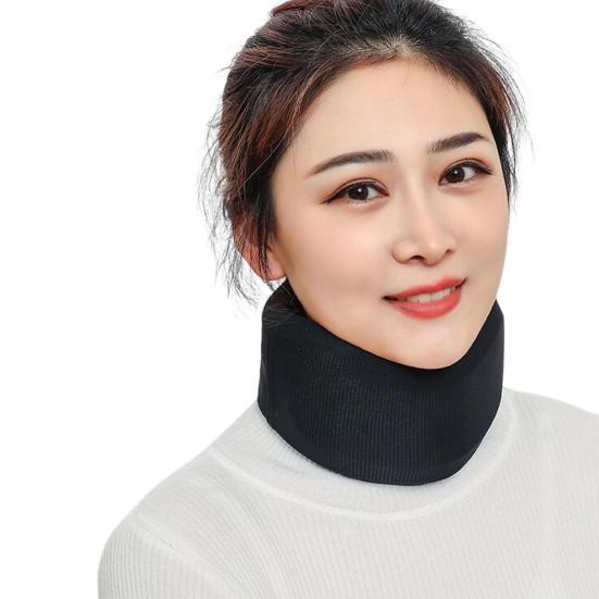 Neck Brace Soft Breathable Pain Relief Posture Correction Anti-Snoring Support Cervical Collar Ergonomic Neck Protector Brace