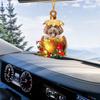 Подвеска для автомобиля в виде собаки, 2D, плоский акриловый орнамент, украшение для салона автомобиля, рождественская елка, декор