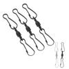 20pcs Windsock Clips Stainless Steel 360 Degree Rotation Dual Clip Wind Spinners Hangers for Wind Sp