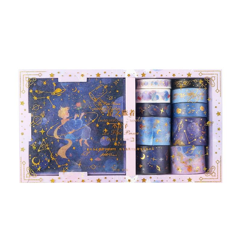 20 шт./кор. Le Petit Prince, набор лент для путешествий в космосе, клейкая лента Galaxy DIY, наклейка для скрапбукинга, этикетка, маскирующая лента, подарок