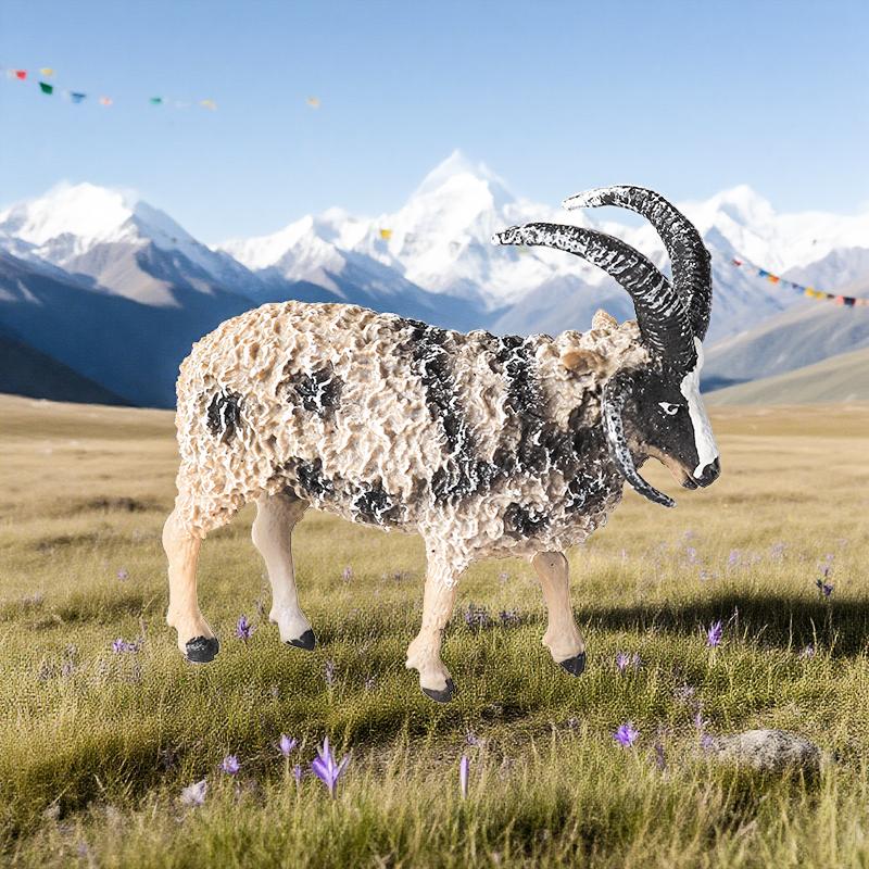 Oenux Классическая Симуляция Фермерских Животных Овца Коза Аргали Антилопа Модель Фигурка Действия Домашняя Птица Фигурки Милая Игрушка Для Ребенка Подарок