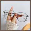 New Anti-Blu-ray Glasses Tik Tok Online Celebrity Myopia Finished Mirror Female Plain Face Students Big Box Slim Korean Male Glasses.