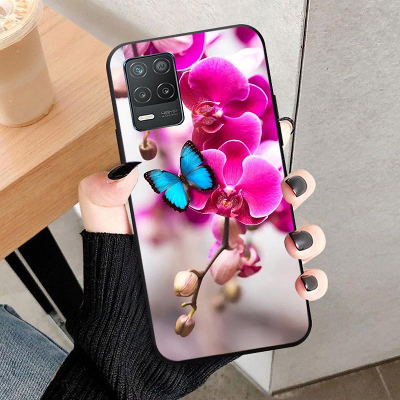 For Realme 8 4G 5G Case 8 Pro Soft Silicone Case For oppo Realme 8i RMX3151 Black Wolf Back Cover For Realme 8Pro Phone Bumper